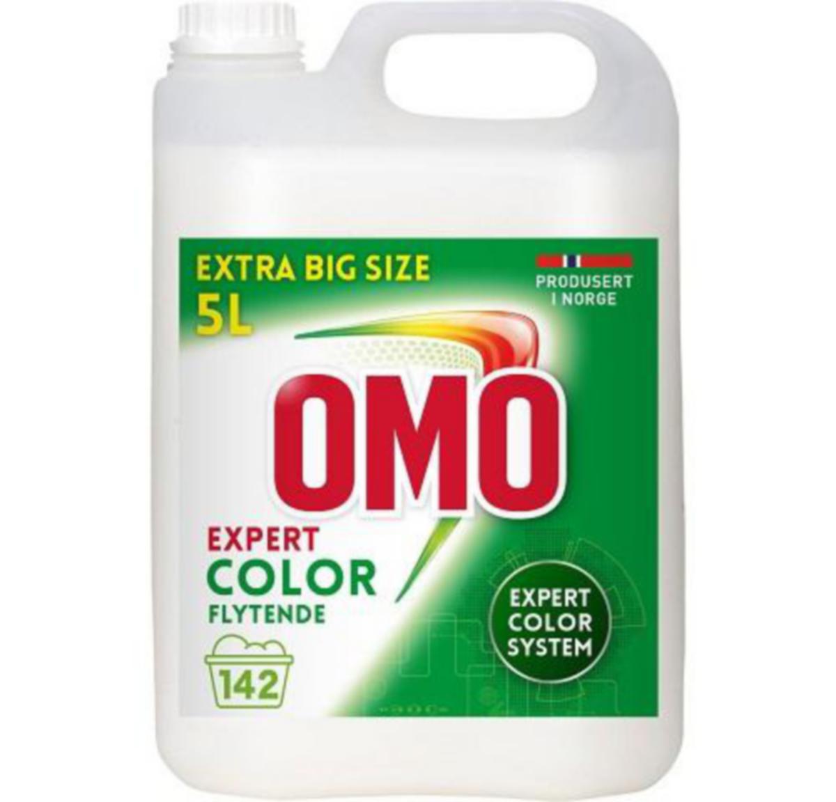 Tøyvask Omo® - Tøyvask Color Flytende Omo L-1200960 5L