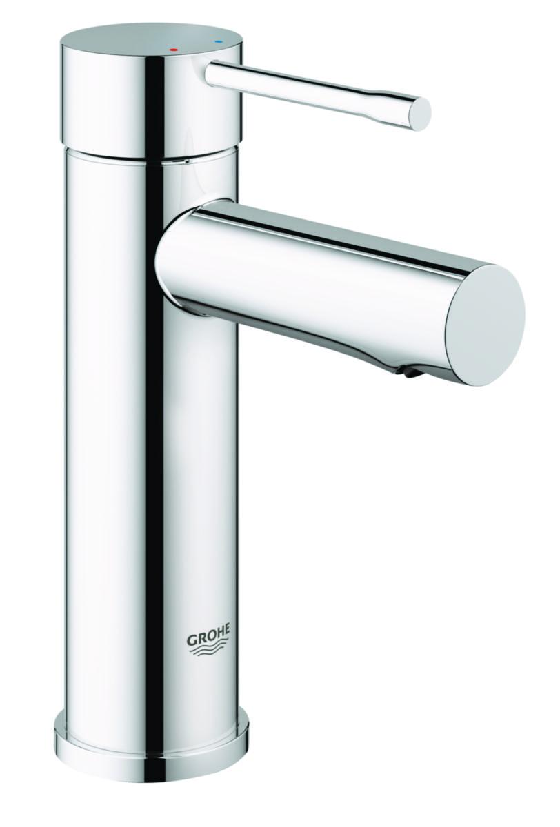 Servantbatteri Essence New - glatt kropp - Grohe Essence S servantbatteri krom rett tut