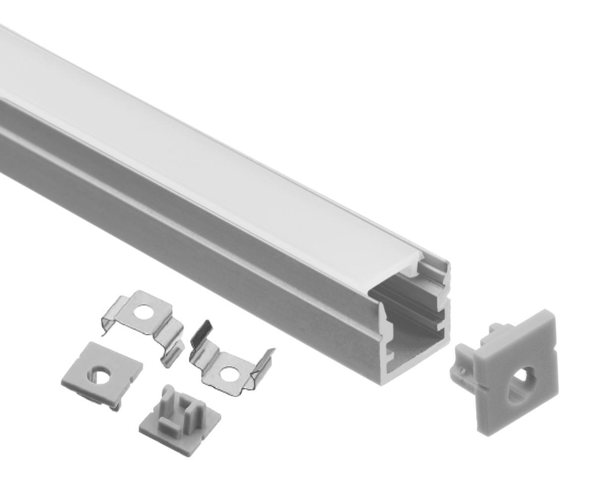 ALU Profilpakke ELC mini 2m - ALU Profilpakke ELC mini 2m