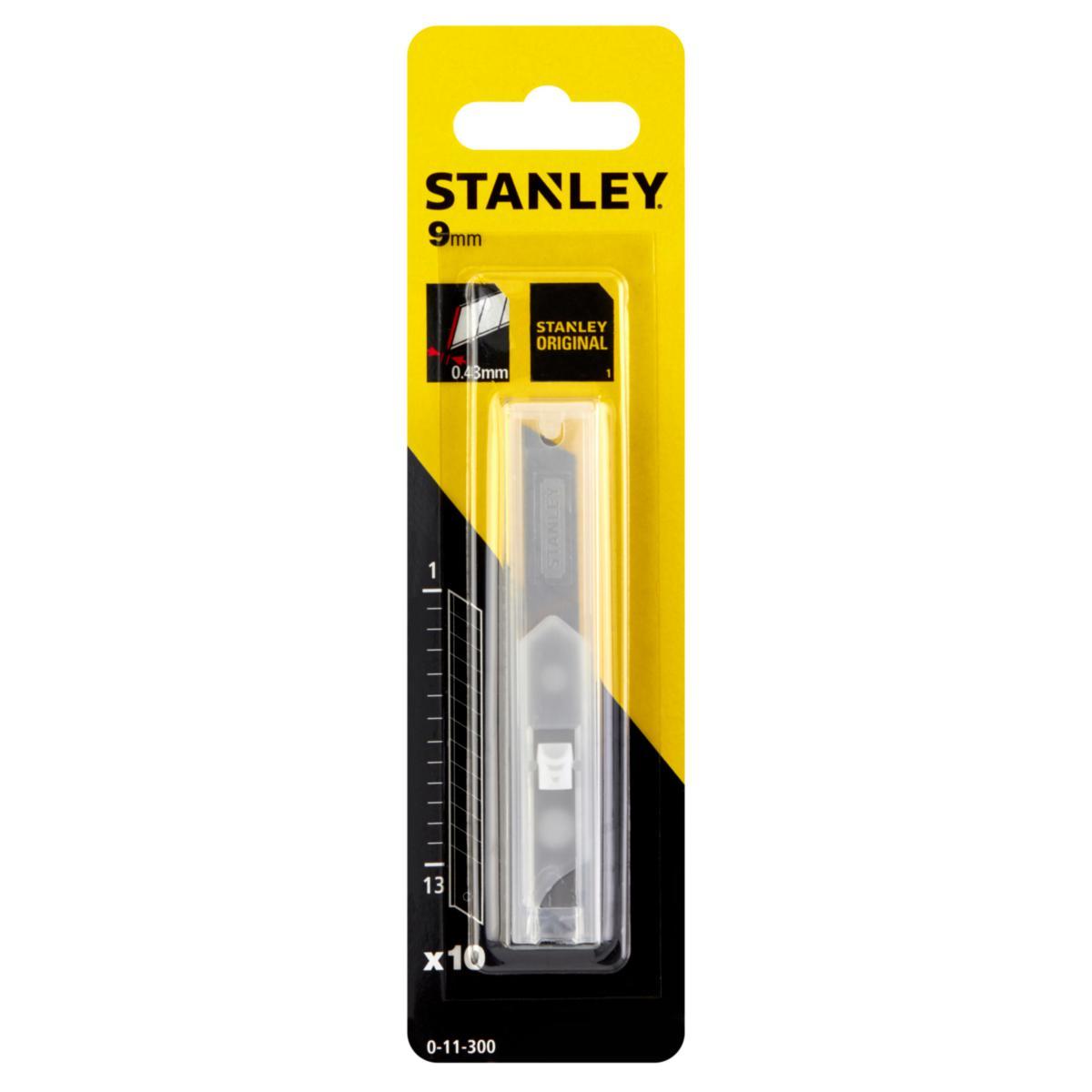 Knivblad Stanley bryteblad - Knivblad brytebladkniv Stanley 9X85mm 10pk