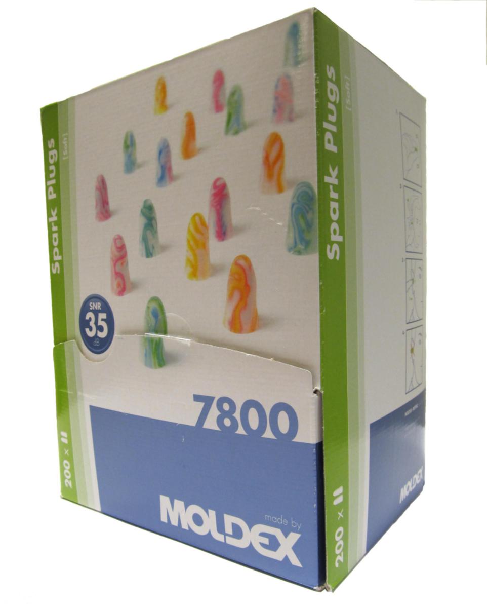 Ørepropper Moldex Spark Plugs - Ørepropper Moldex Spark Plugs pappdispenser 200 par