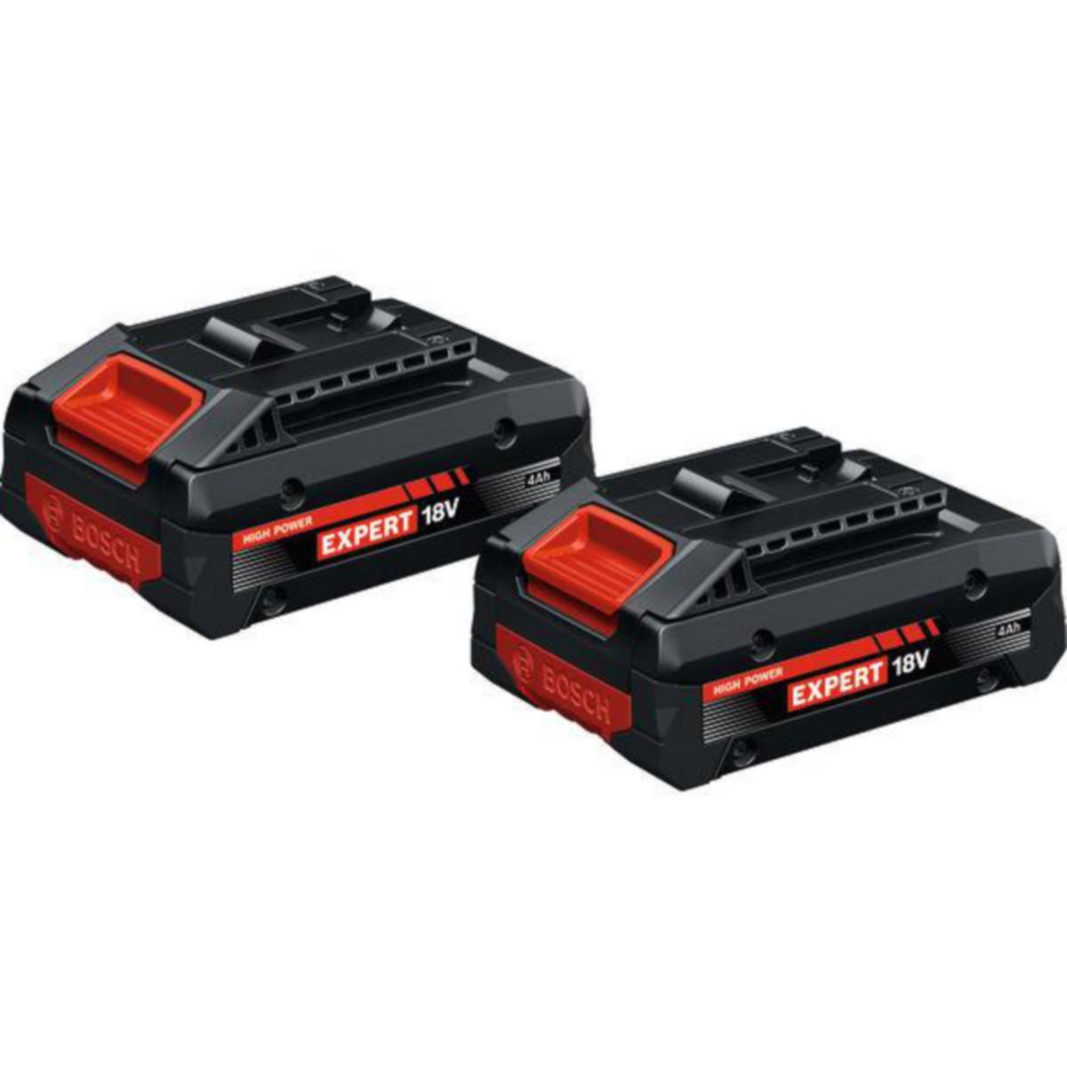 Batterisett Bosch Expert 18V - Batterisett Expert 18V Bosch 18V 2x4.0Ah