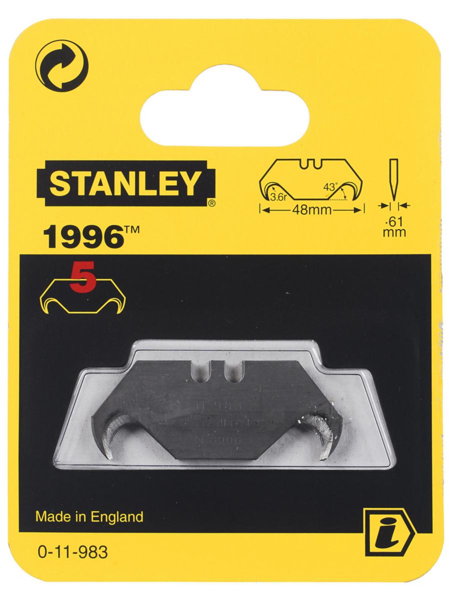 Knivblad Stanley bryteblad - Knivblad krok 1996 Stanley 60mm 5pk
