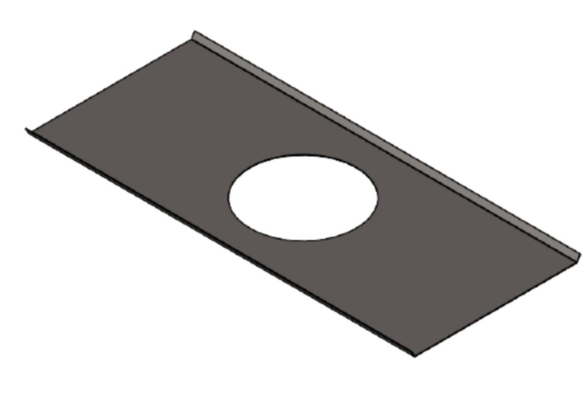 Avlastningsplate for downlights Glamox D70 - D70-R155 weight distr.pl.M600