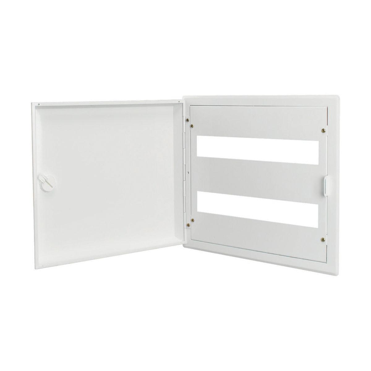 Ibox Ståldør Eaton for 32 pol - STÅLDØR DHS 32 MED FRONTPLATE OG FRONTRAMME FOR I-BOX 32-POL