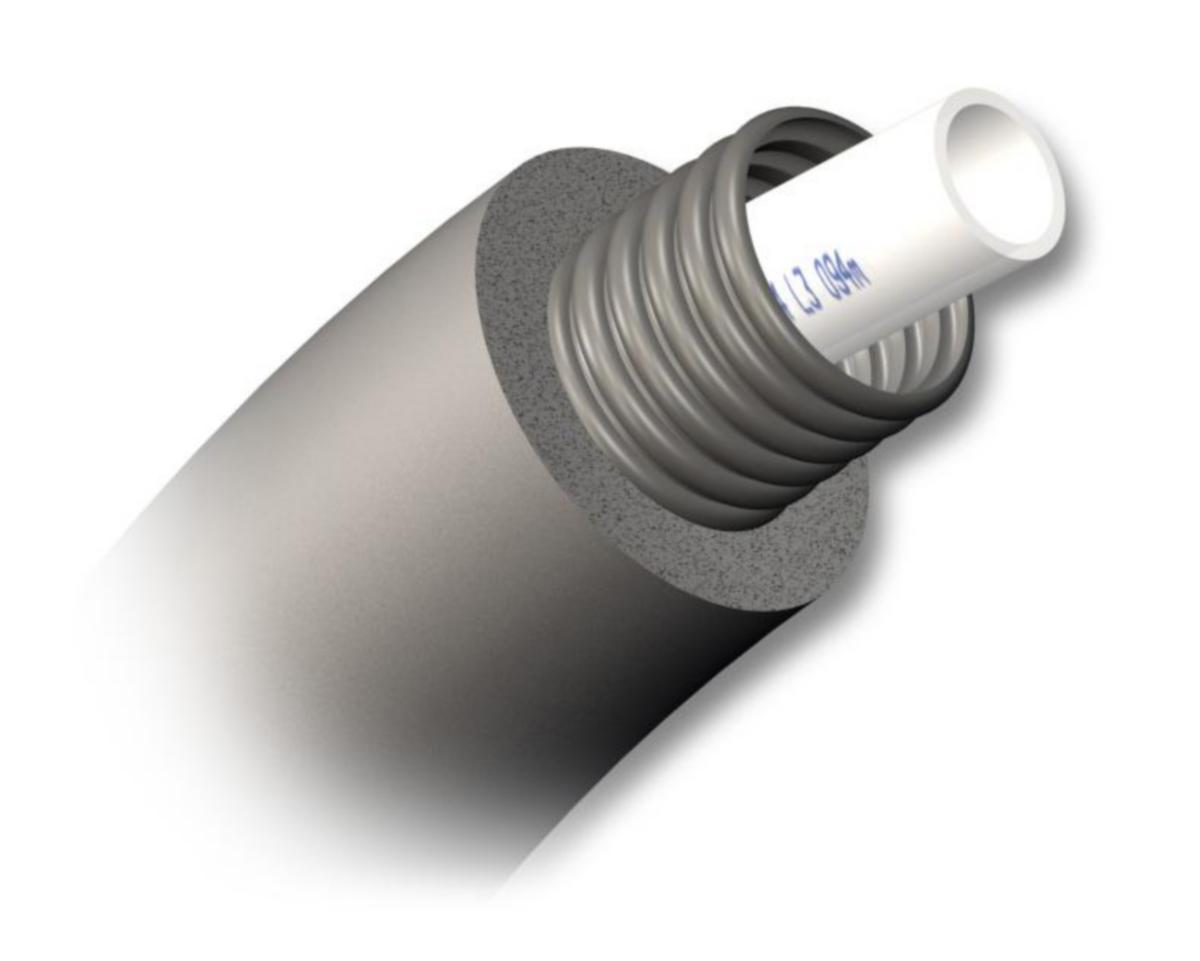 Universalrør, LK - X16 RiR 50m 9 mm isolasjon  LK Universal m/isol. varerør PEX