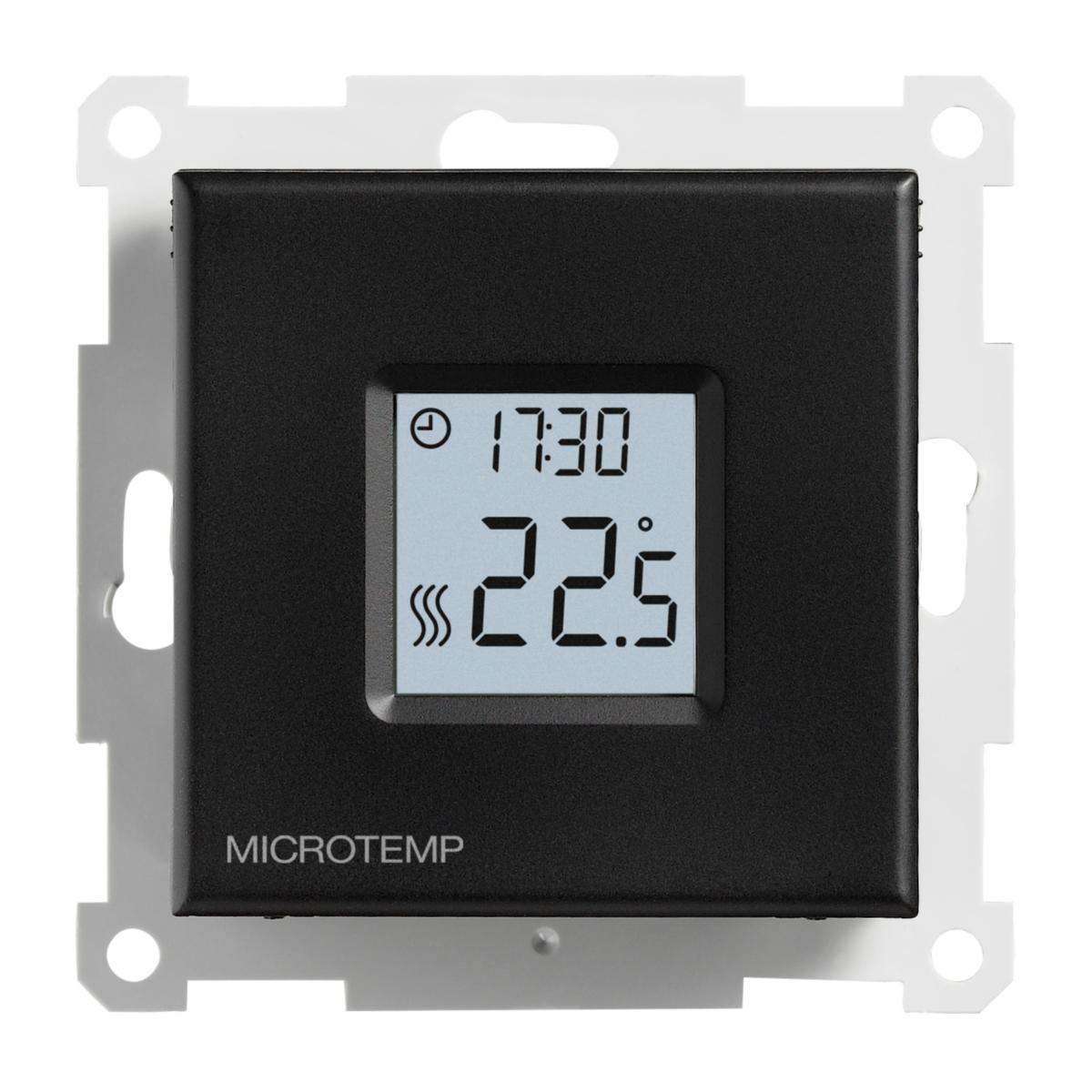 Termostat Micro Matic/Function MTC4 Microtemp - Termostat MTC4 svart matt 