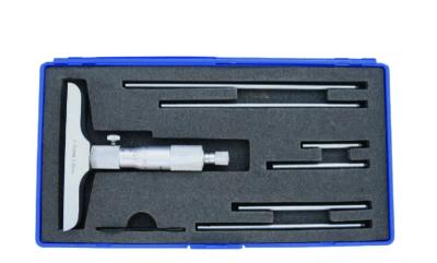 Mikrometer dybdemålsett Diesella 0-150mm 6 stk