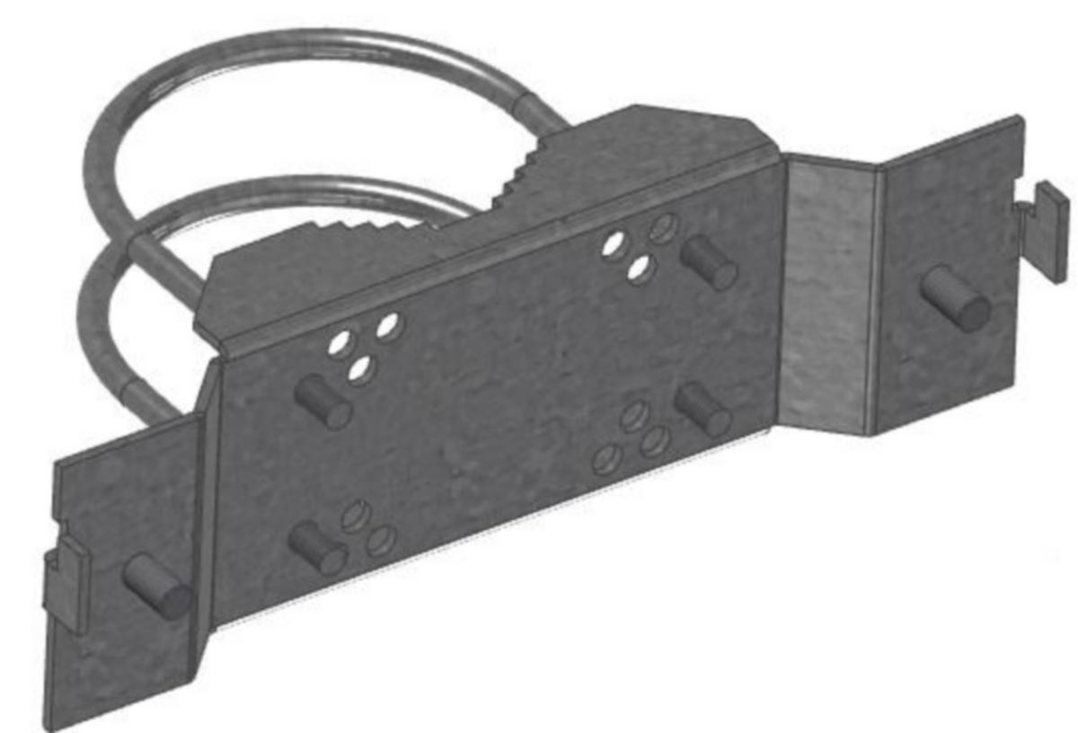 Stolpebrakett Sg® LANGFOSS Flomlys armatur - LANGFOSS STOLPEBRAKETT Ø60/76