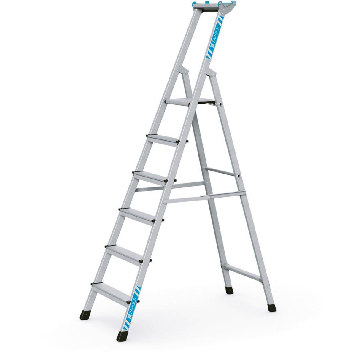 Profftrapp Zarges C621XL - Trappestige Proff C621 XL Zarges 6-trinns 41093