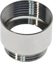 Utvidelsesnippel Elis Elektro rund forniklet messing