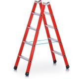 Glassfiberstige frittstående m/ alu trinn Zarges Z600