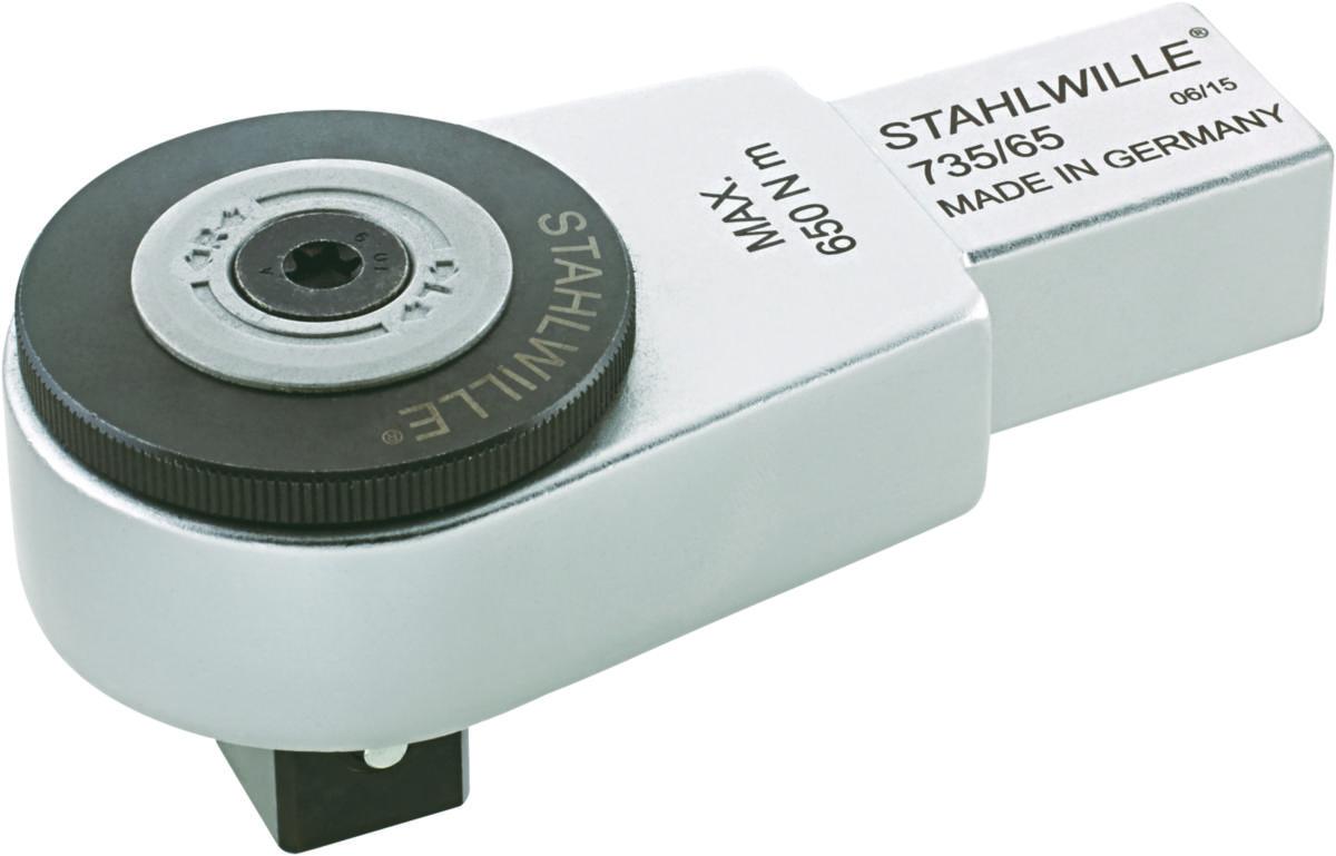 Innsatsskralle Stahlwille 725, 735 for momentnøkler - Innsatsskralle 735/65 22x28mm 650NM
