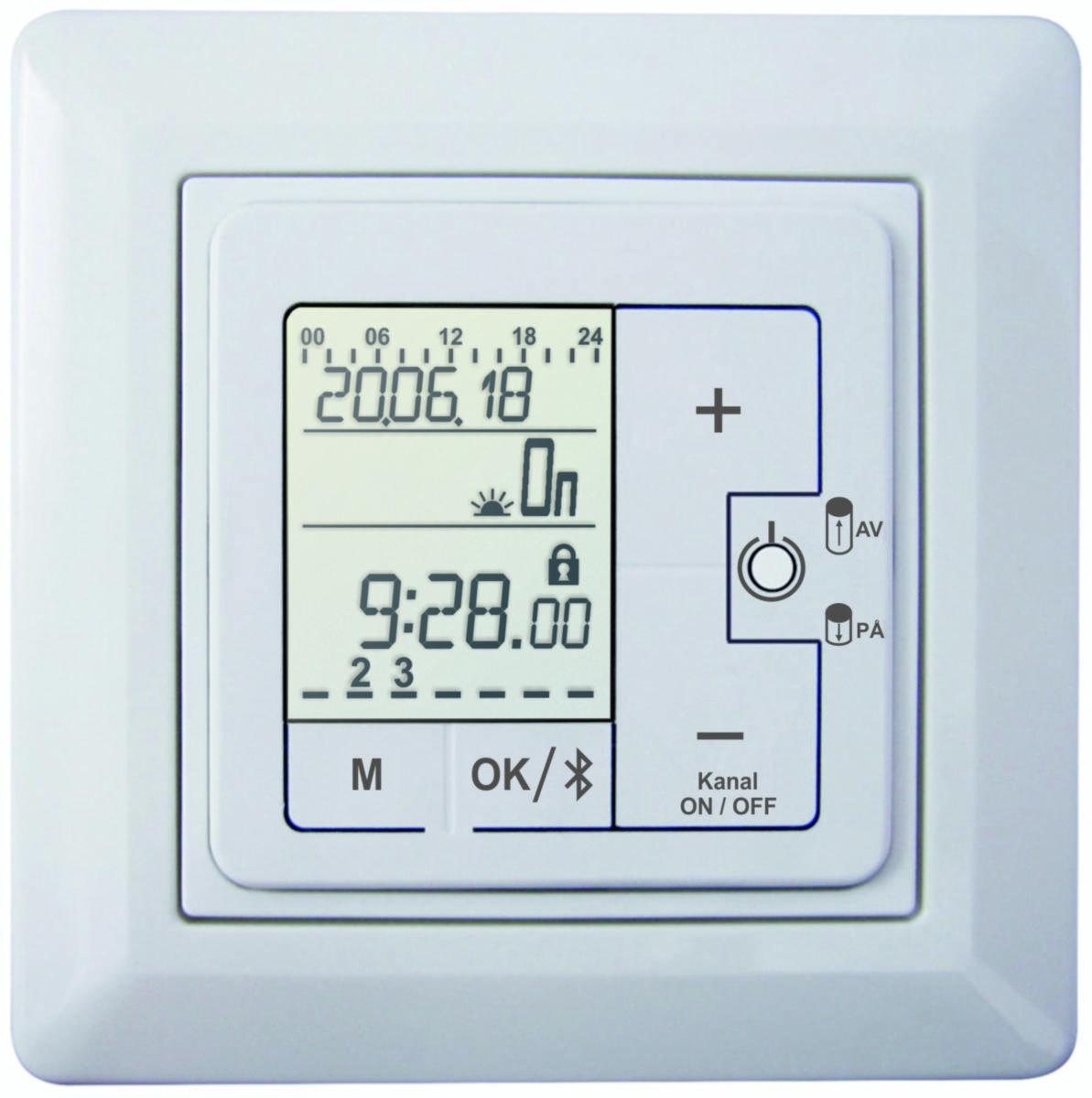 Koblingsur Astrour MM7592 Uke BT 1K 2Pol - Kontaktur MM7592 Astro 2-Polet For montering i veggboks Astro