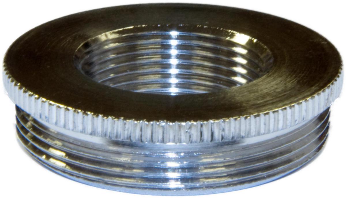 Reduksjonsnippel Elis Elektro forniklet messing - Reduksjonsnippel PG21/PG16 messing