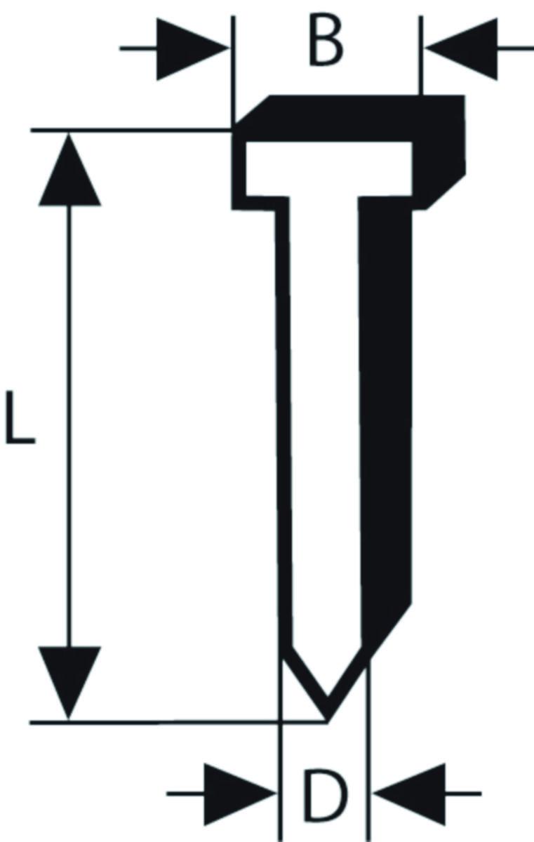 Dykkert Bosch SK64-20G galvanisert - Dykkert SK64-20G galvanisert Bosch 1.6x38mm 2000pk