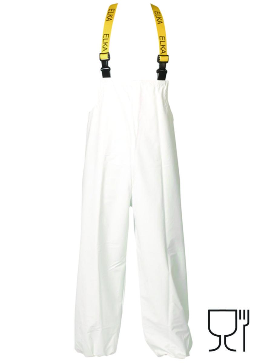 Regnbib Elka Food PU - Regnbib Elka Food Hvit str XL