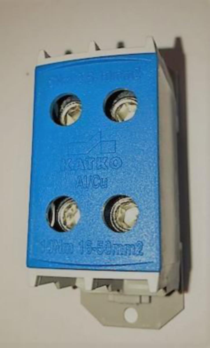 Avgreningsklemme KL Al/Cu Philip Hauge - KL 2x50N Al/Cu - 2.5-50mm²-Blå