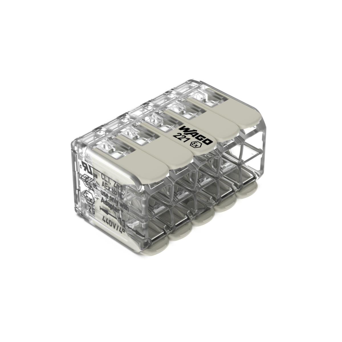 Koblingsklemme WAGO 10-Pol 4mm2 EX - Wago Koblingsklemme 10Pol EX