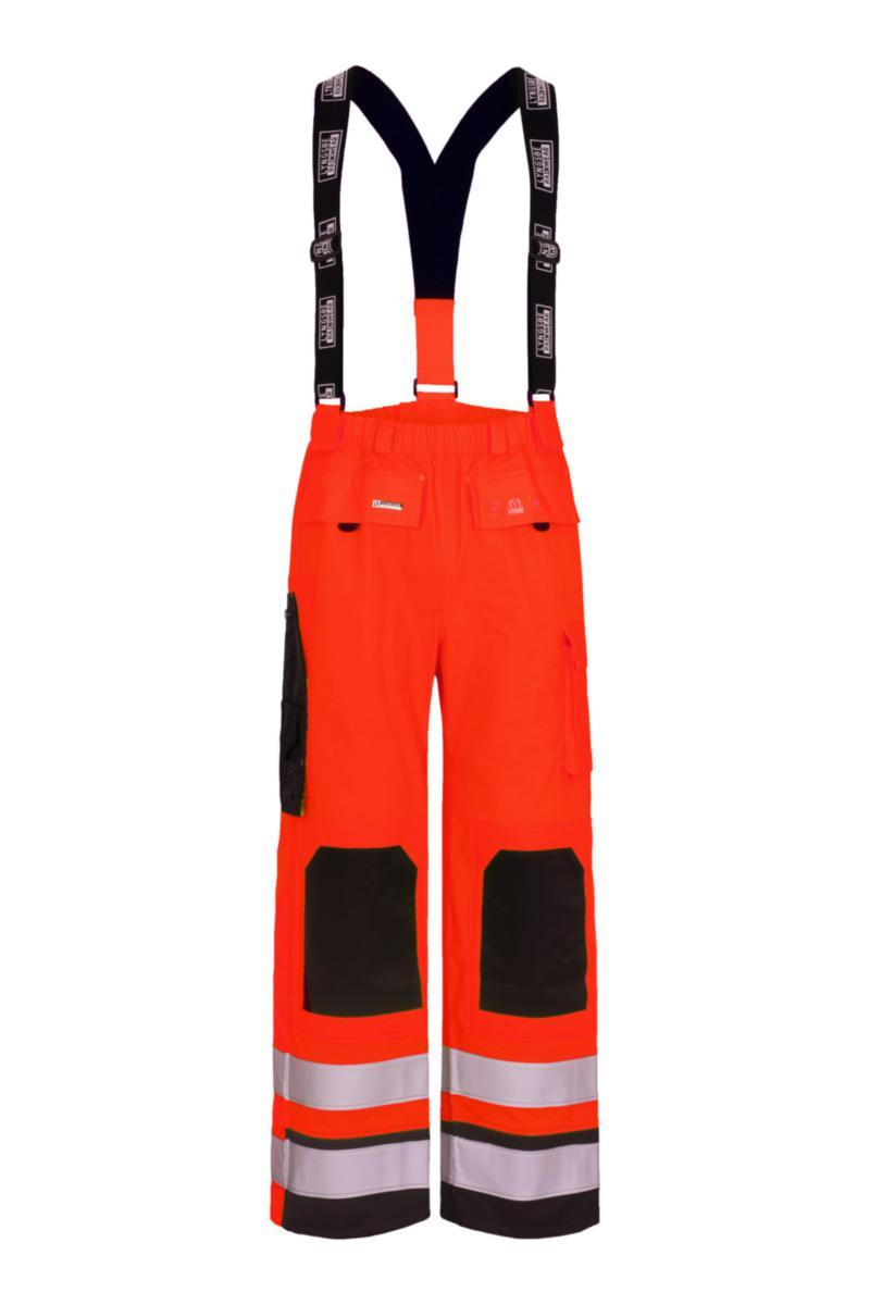 Regnselebukse Lyngsøe HiVis - Regnselebukse Lyngsøe HiVis rød/marine str L
