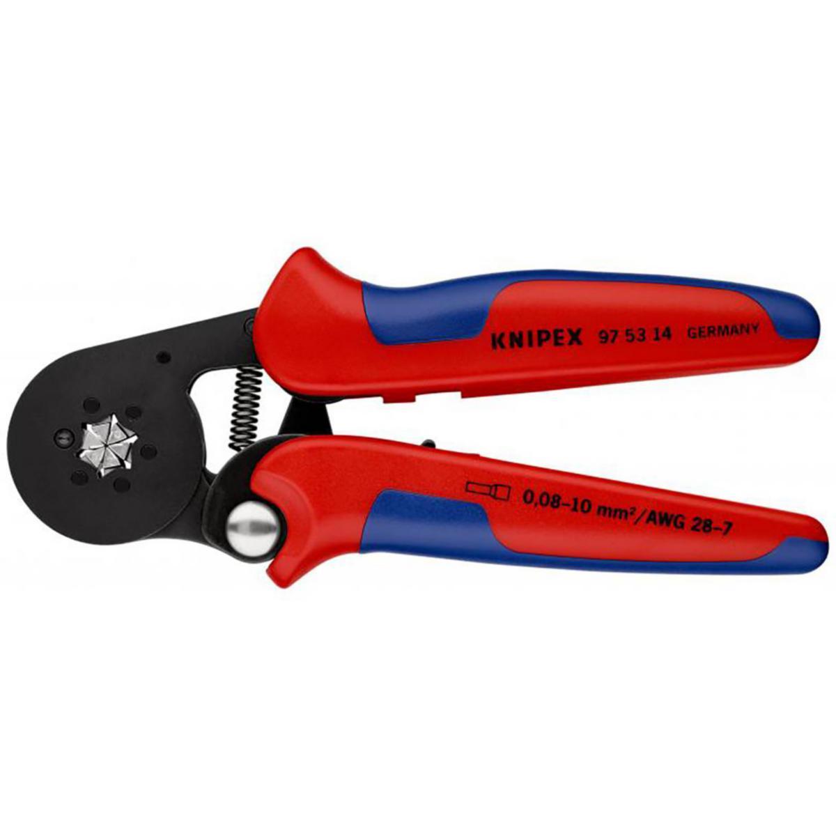 Crimptang Knipex 9753 - Endehylsetang 9753 14 Knipex 180mm SB