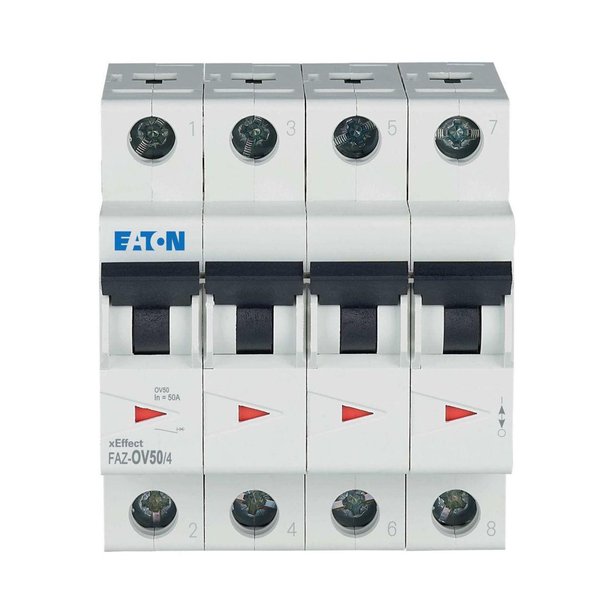 Overbelastningsvern Eaton FAZ - Overbelastningsvern 50A 4p OV FAZ-OV50/4