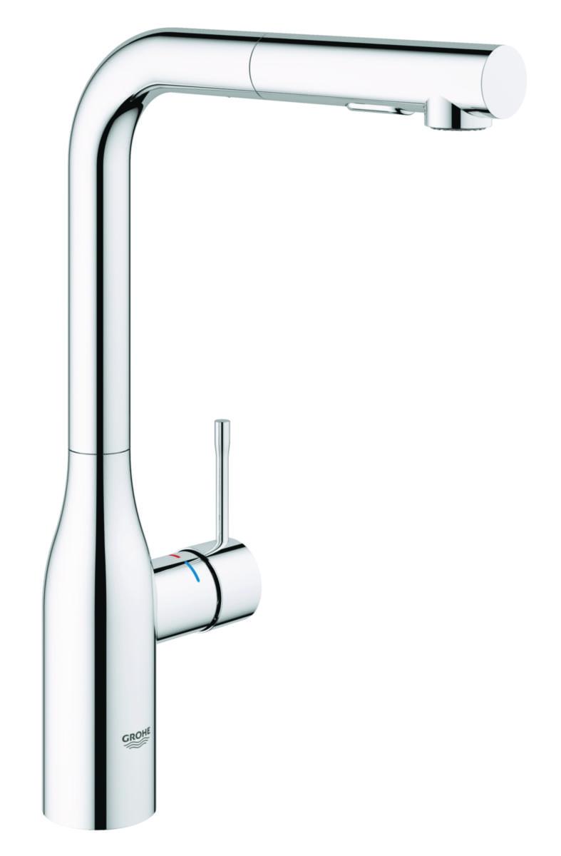 Kjøkkenbatteri Grohe Essence m/høy uttrekkbar tut - Grohe Essensve kjøkkenbatteri med høy uttrekkbar tut