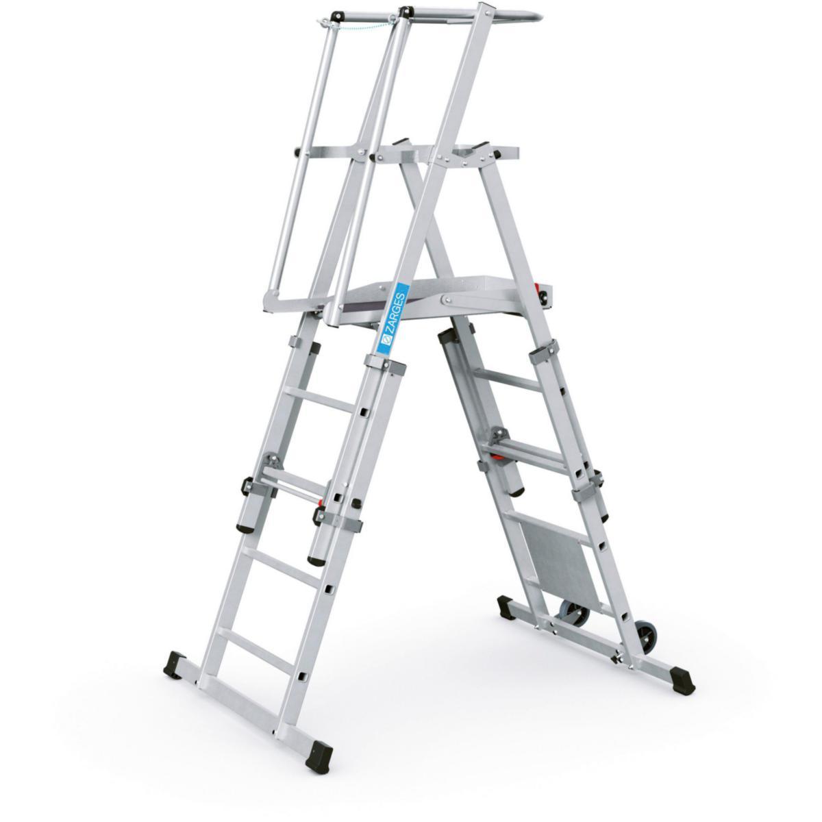 Plattformstige Zarges ZAP Z600 sammenleggbar - Plattformstige SAP Z600 1.34m Zarges 1.34m justerbar 41325