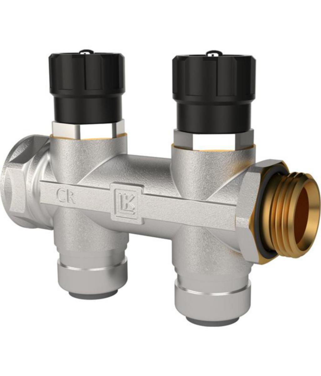 Fordeler, LK - 2-AX16 Fordeler UNI Push Avst LK Pex