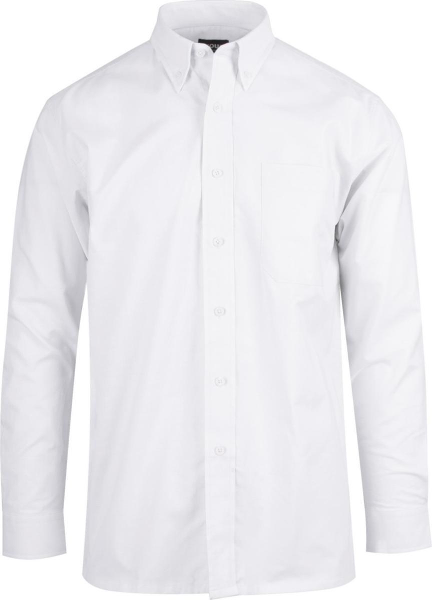 Skjorte lang erme YOU® Oxford - Skjorte lang erme YOU Oxford Hvit str 5XL