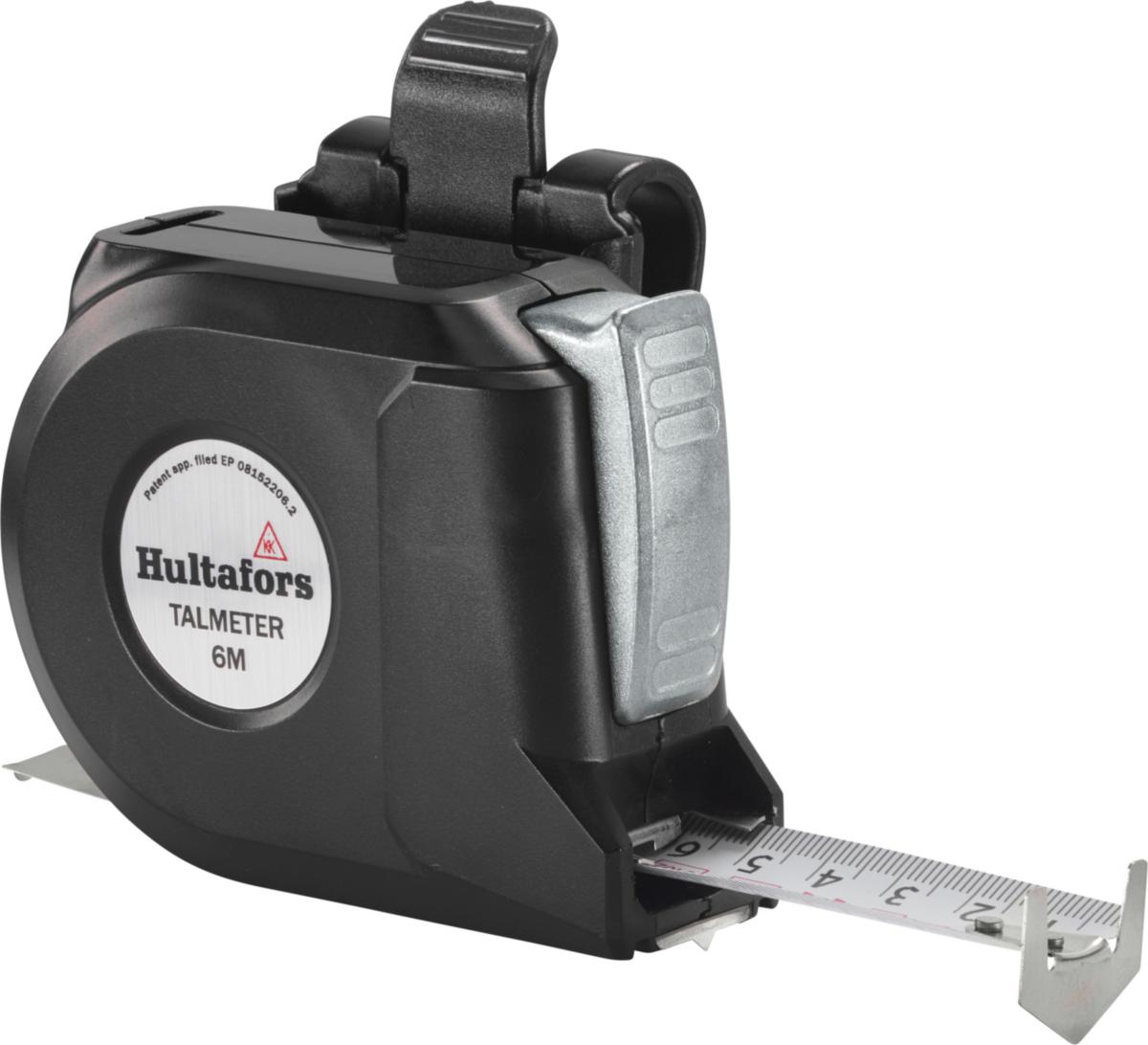 Målebånd Hultafors Talmeter 6m - Målebånd Talmeter 6M Hultafors 6mX25mm kl.2