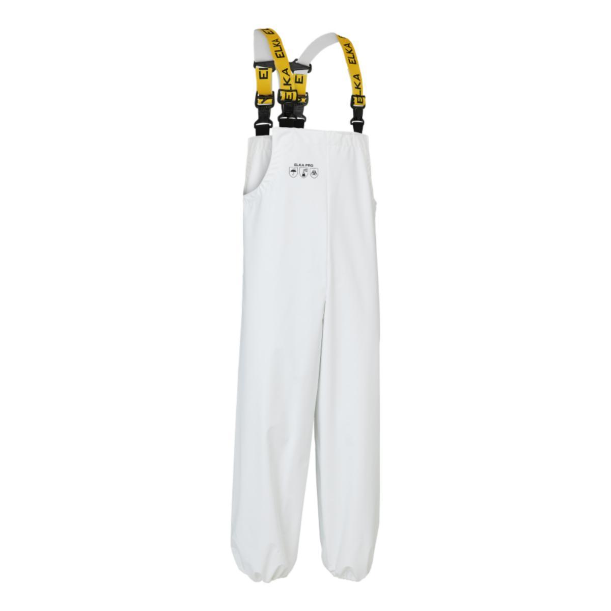 Regnselebukse Elka PU Cleaning 079900E - Selebukse Elka Pro Strikk i bein hvit str XS