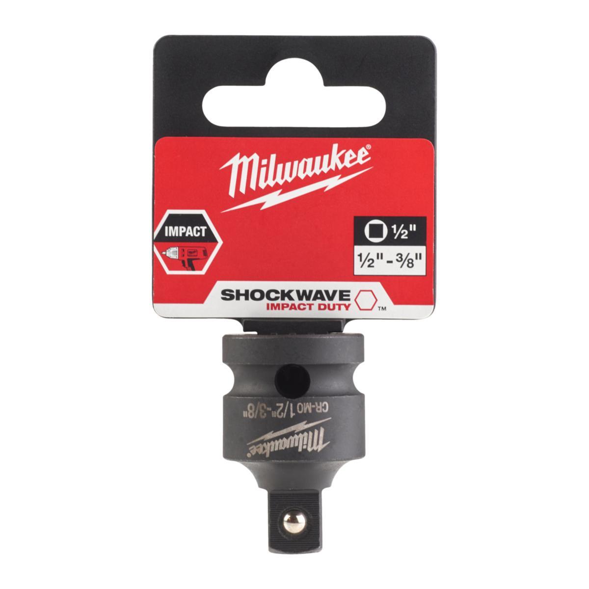 Pipeadapter SHW Milwaukee 1/4" HEX-3/8"SQ - Pipeadapter SHW Milwaukee 1/4" HEX-3/8"SQ