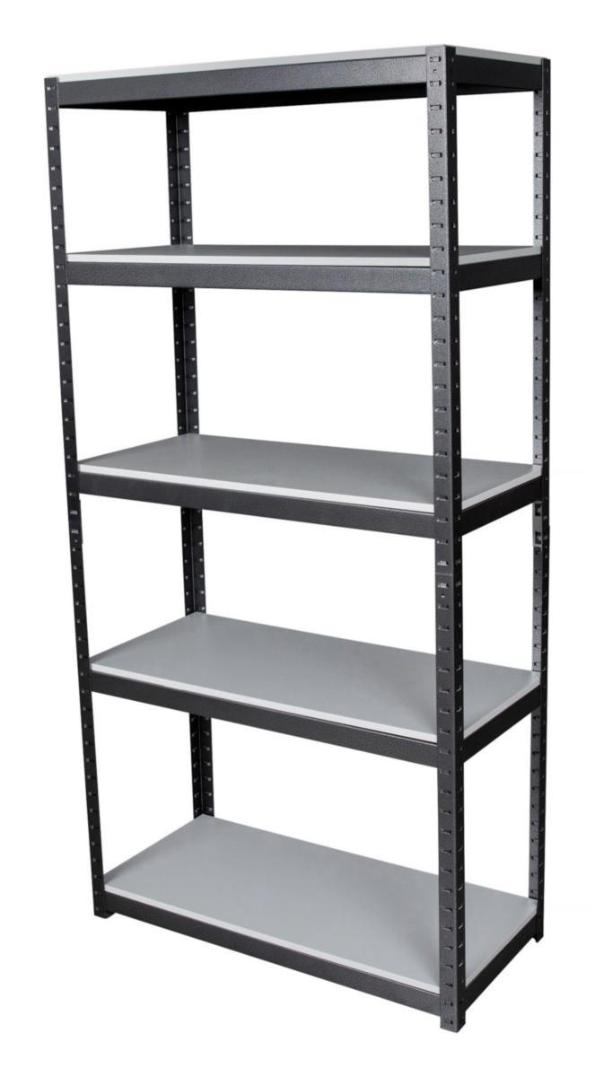 Hylle PELA Metall - Hylle i metall Pela / 500 kg, 5 hyller, grå