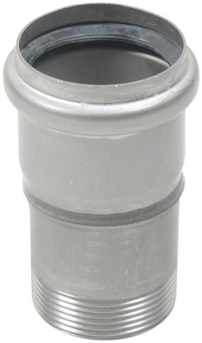 Muffe med utvendig gjenge AISI 316L, Europipe - 1 1/2" x 50 mm muffe m/utv gj AISI 316