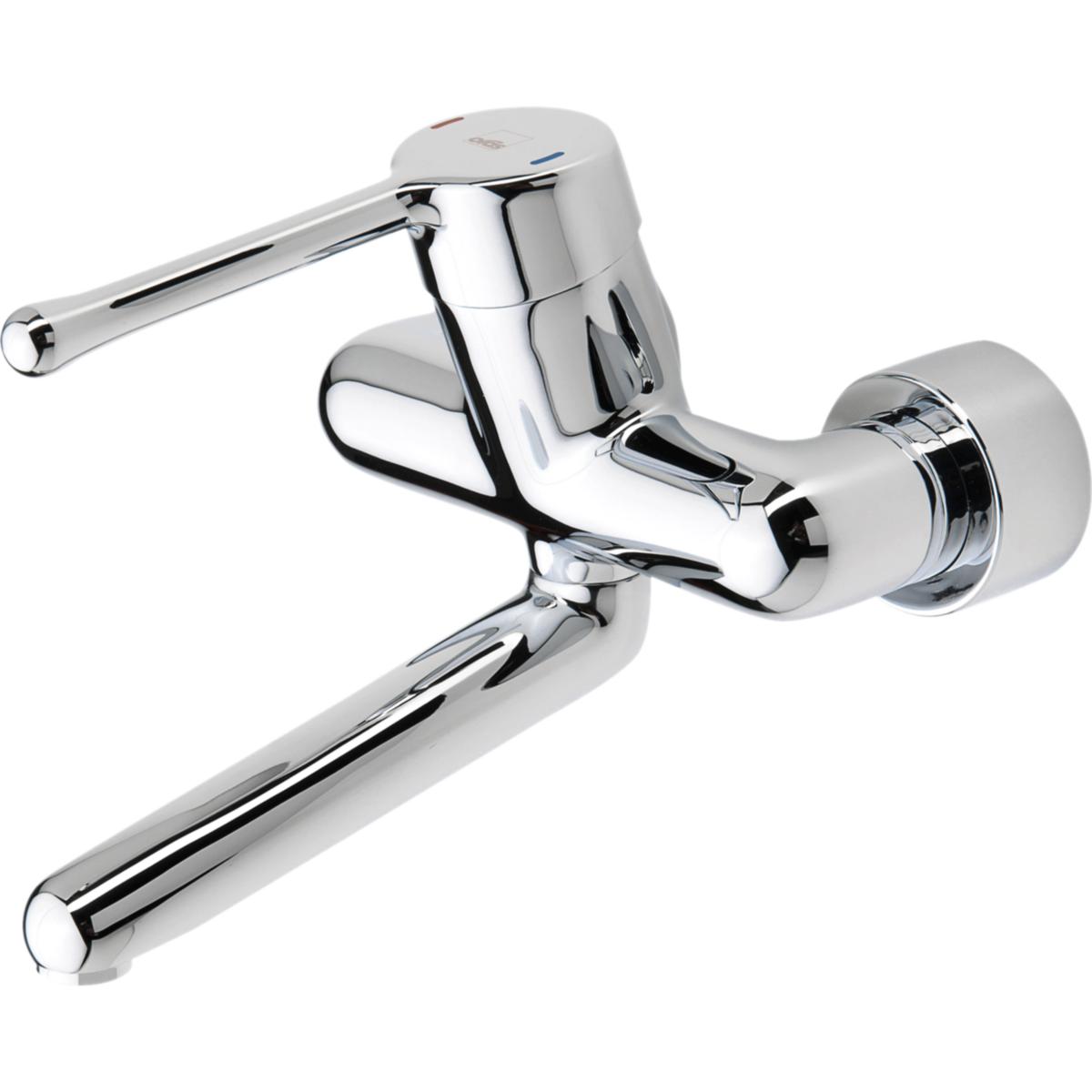 Servantbatteri Oras Medipro for vegg - med lang spak - Oras Medipro servantkran 5526A f/vegg m lang spak.161 mm tut