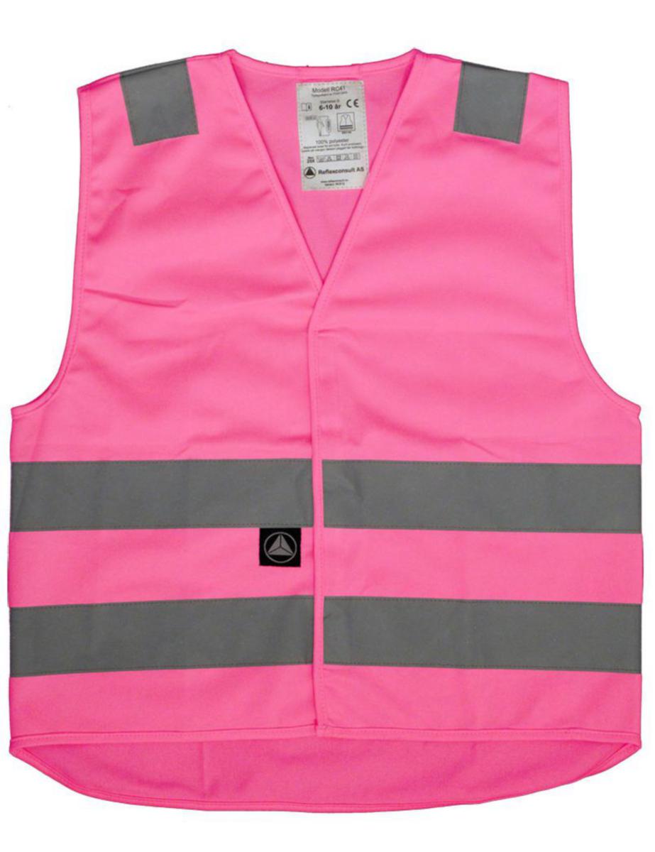 Refleksvest barn RC41 - Refleksvest barn RC41 Rosa str 2XS