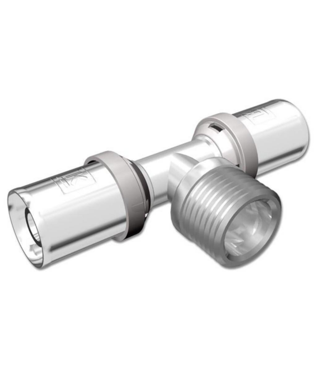 T-rør PressPex, LK - AX25xR20xAX20 PressPex T-rør utv.gj i avstikk. LK Pex