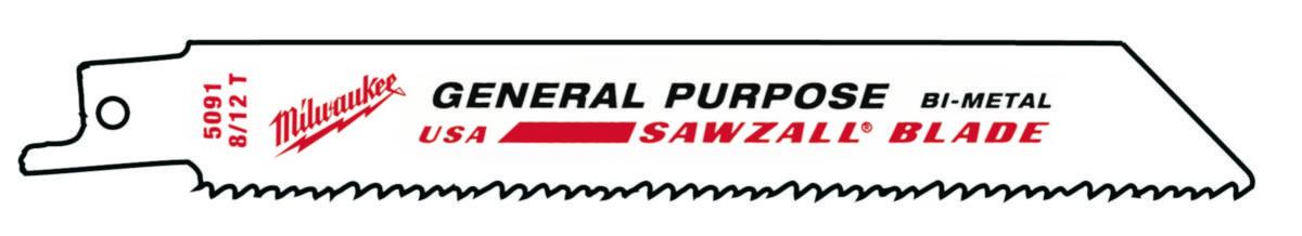 Bajonettsagblad Milwaukee Universal - Bajonettsagblad Sawzall Milwaukee 150mm/TP3 50pk bim