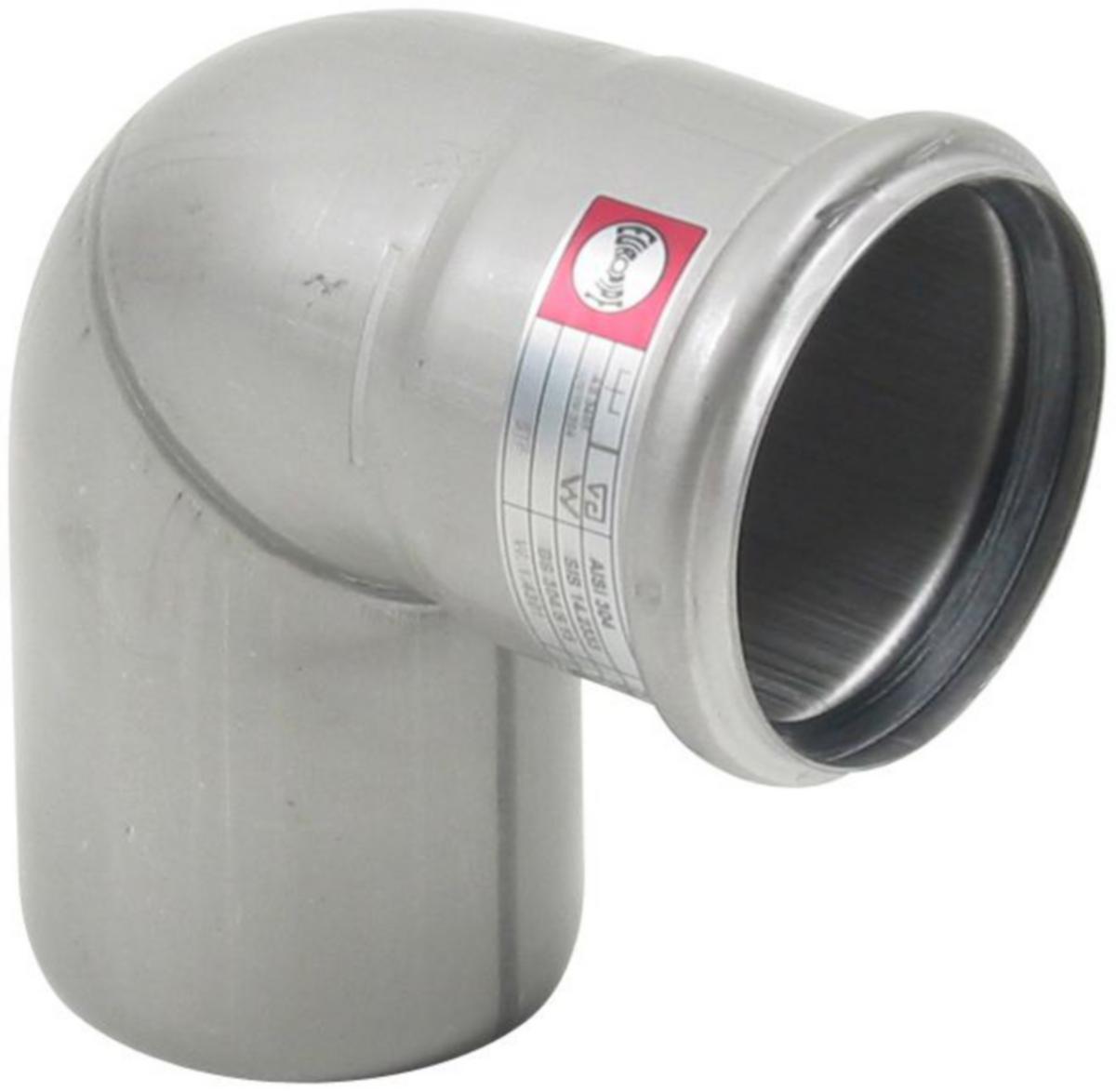 Bend 87,5°, AISI 316L, Europipe - 75 mm x 90° Europipe bend AISI 316L