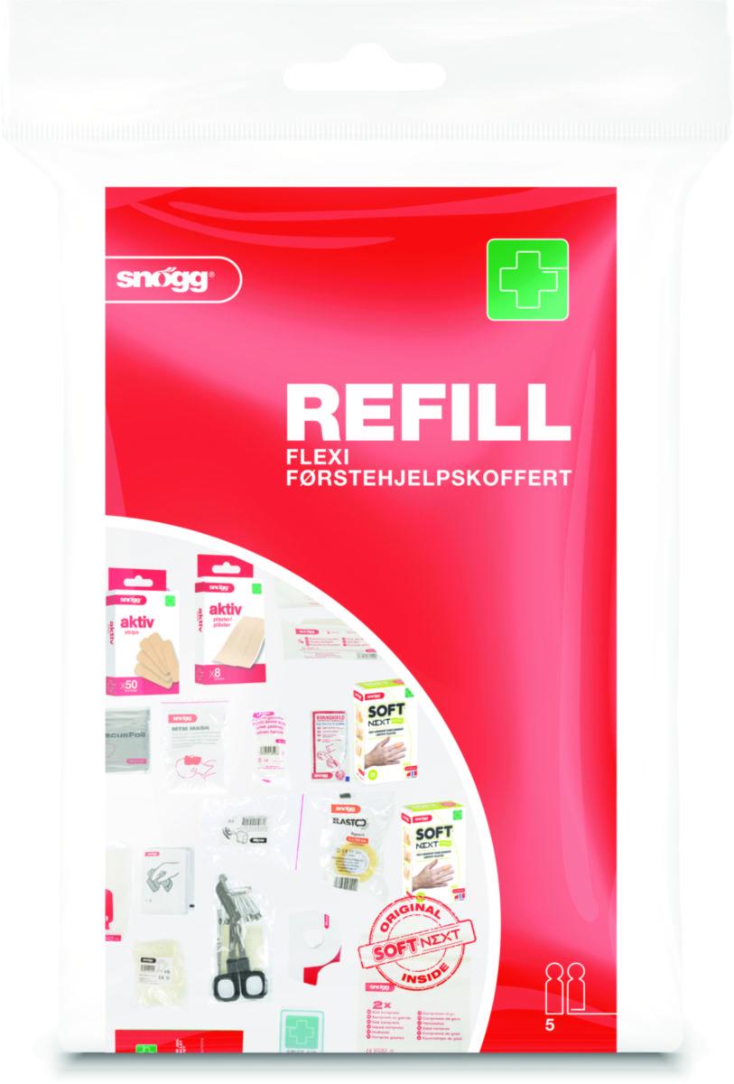 Førstehjelpskoffert Snøgg® Flexi refill - Refill Førstehjelpstasjon Snøgg Flexi