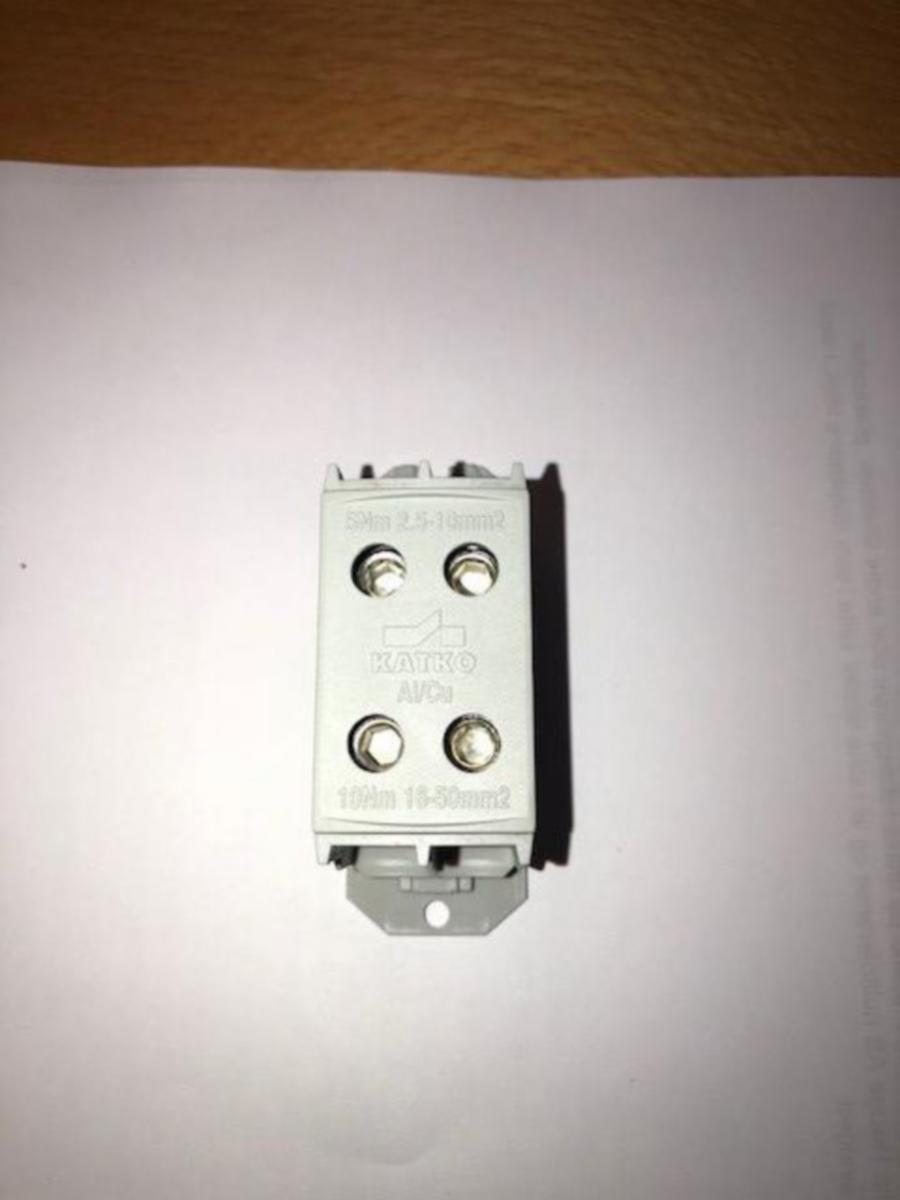 Avgreningsklemme KL Al/Cu Philip Hauge - KL 2x50 Al/Cu - 2.5-50mm² -Grå