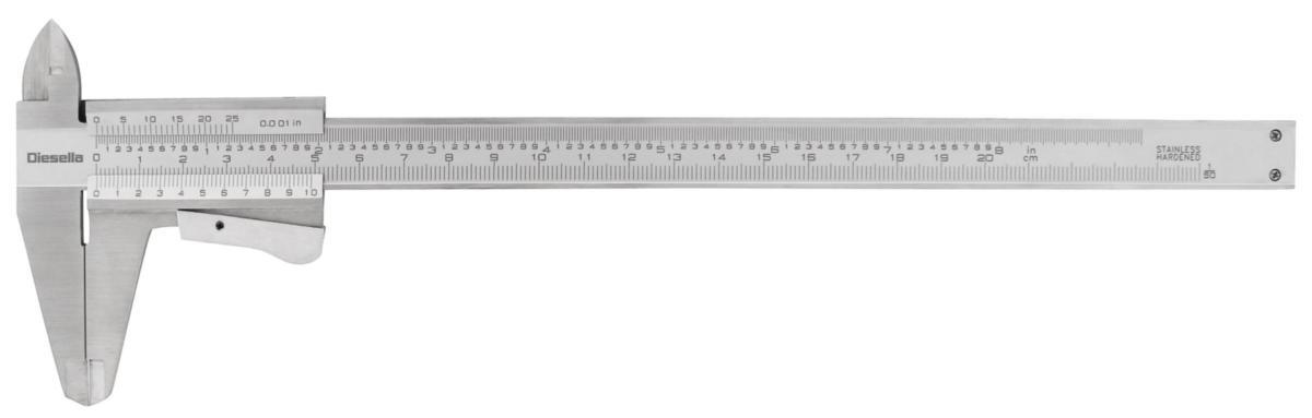 Skyvelære Diesella VCA - Skyvelære Diesella 200X0.02mm 50mm kjeft