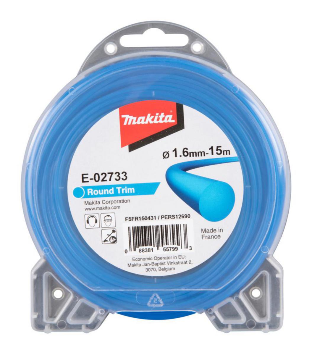 Trimmertråd Makita rund 1.6mmx15m - Trimmertråd rund Makita 1.6mmx15m