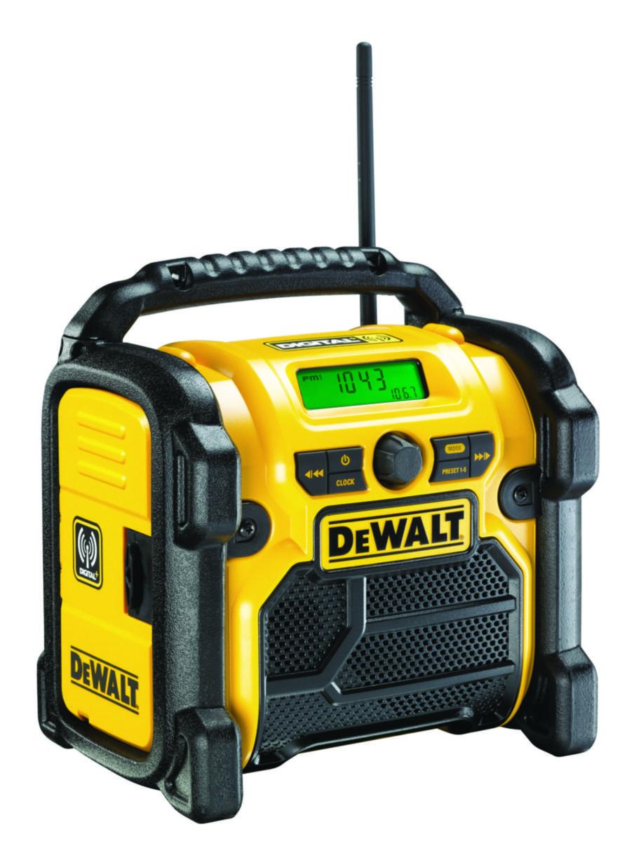 Arbeidsradio Dewalt DCR020 DAB+/FM - Radio DCR020 DeWalt DAB+/FM AC/DC