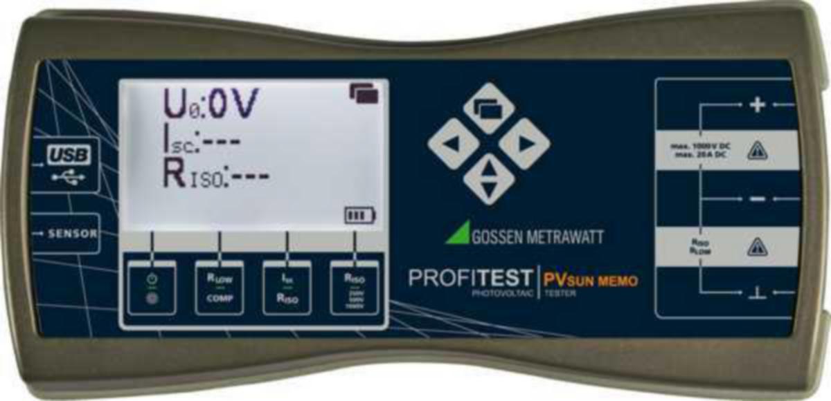 Solcelletester Profitest ELIT® EN62446 memo kit - ELIT PROFITEST PVsun memo kit Solcelletester ihht EN62446