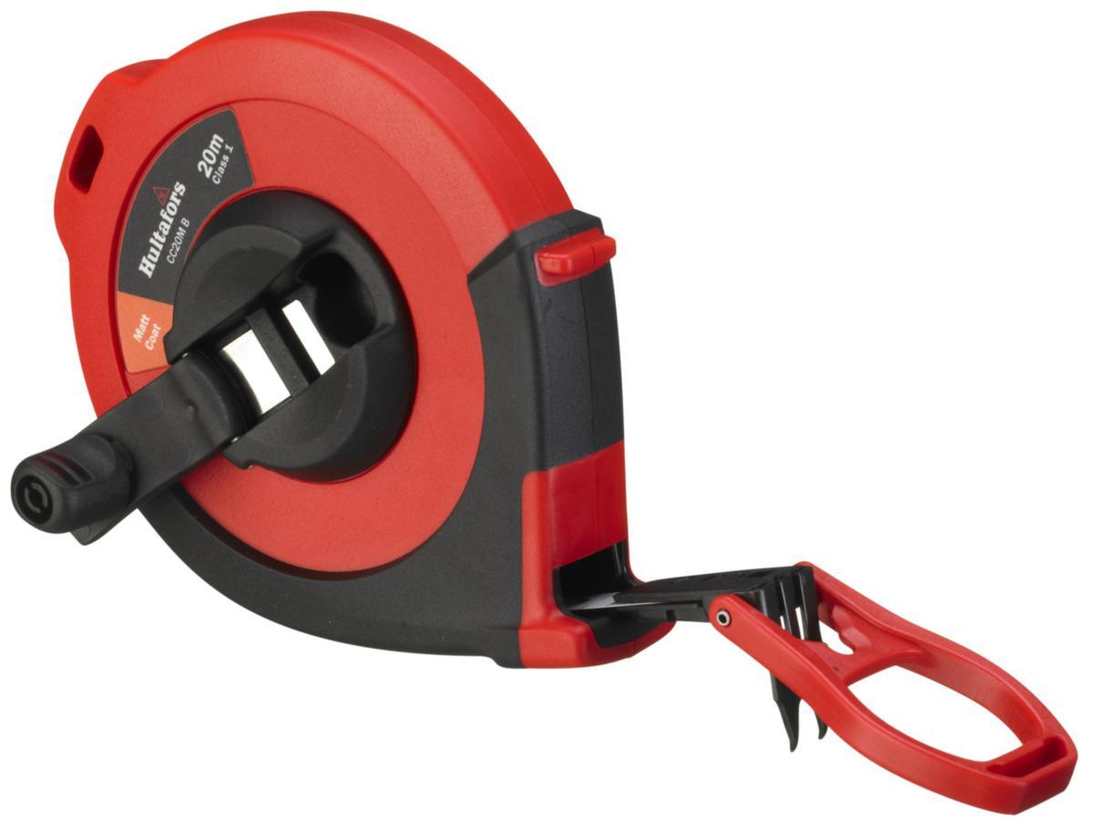 Målebånd Hultafors stål CC - Målebånd Stål CC 20M Hultafors 20mX10mm kl.1
