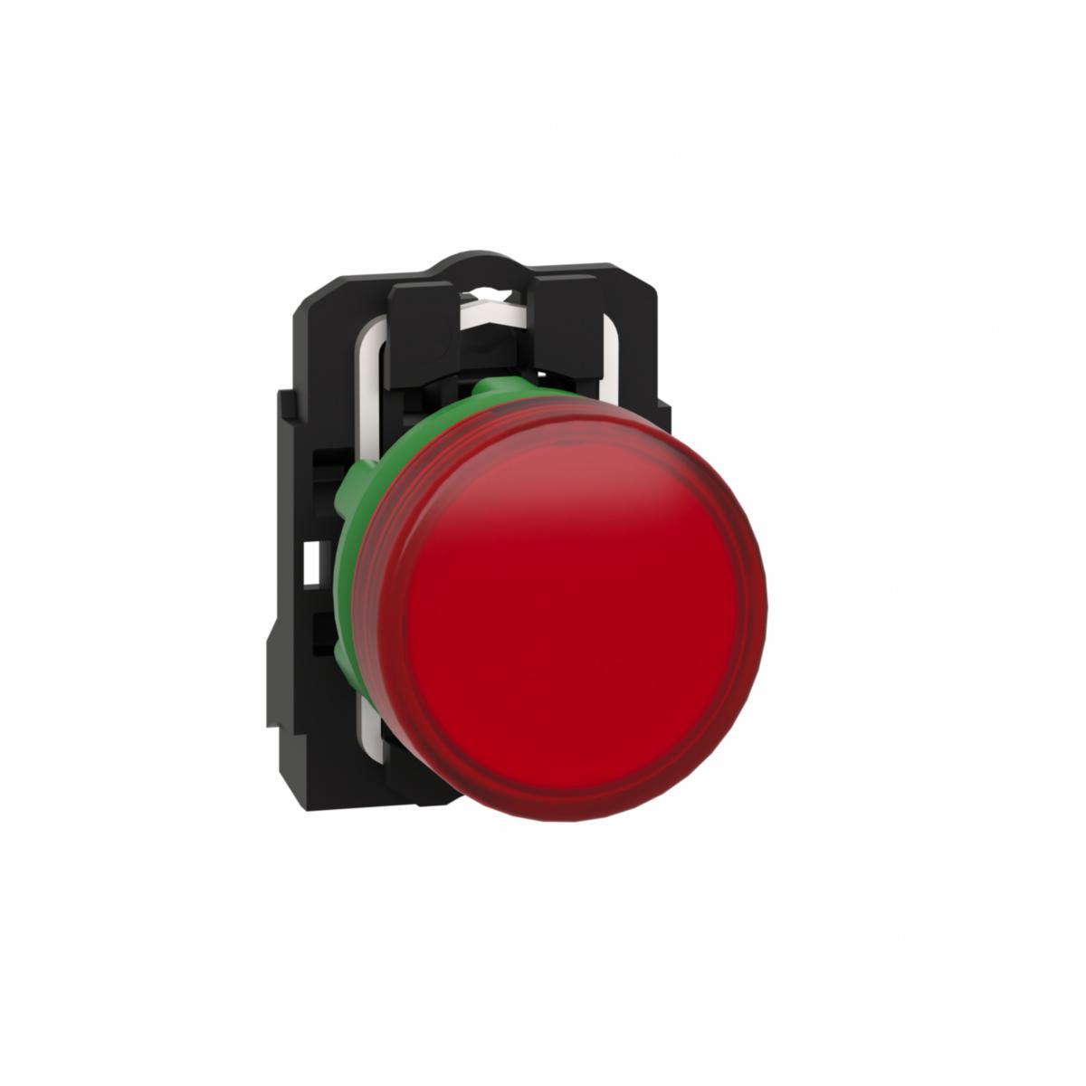 Signallampe 110VAC Led - Signallampe rød 110VAC Led 