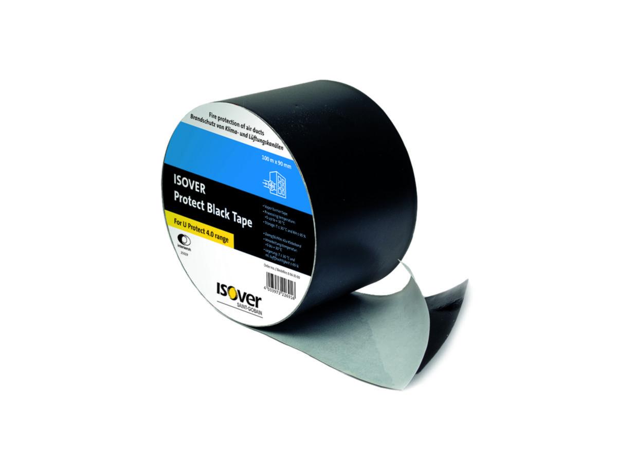 Tape Protect black, Glava - Protect Black aluminiumstape 90 mm x 100 mtr.