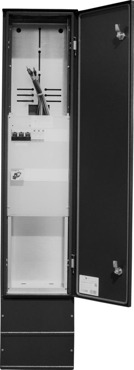Tilknytningskap Komplett Sort Stansefabrikken TKS - TKS komplett 230V IT 63A Sort 